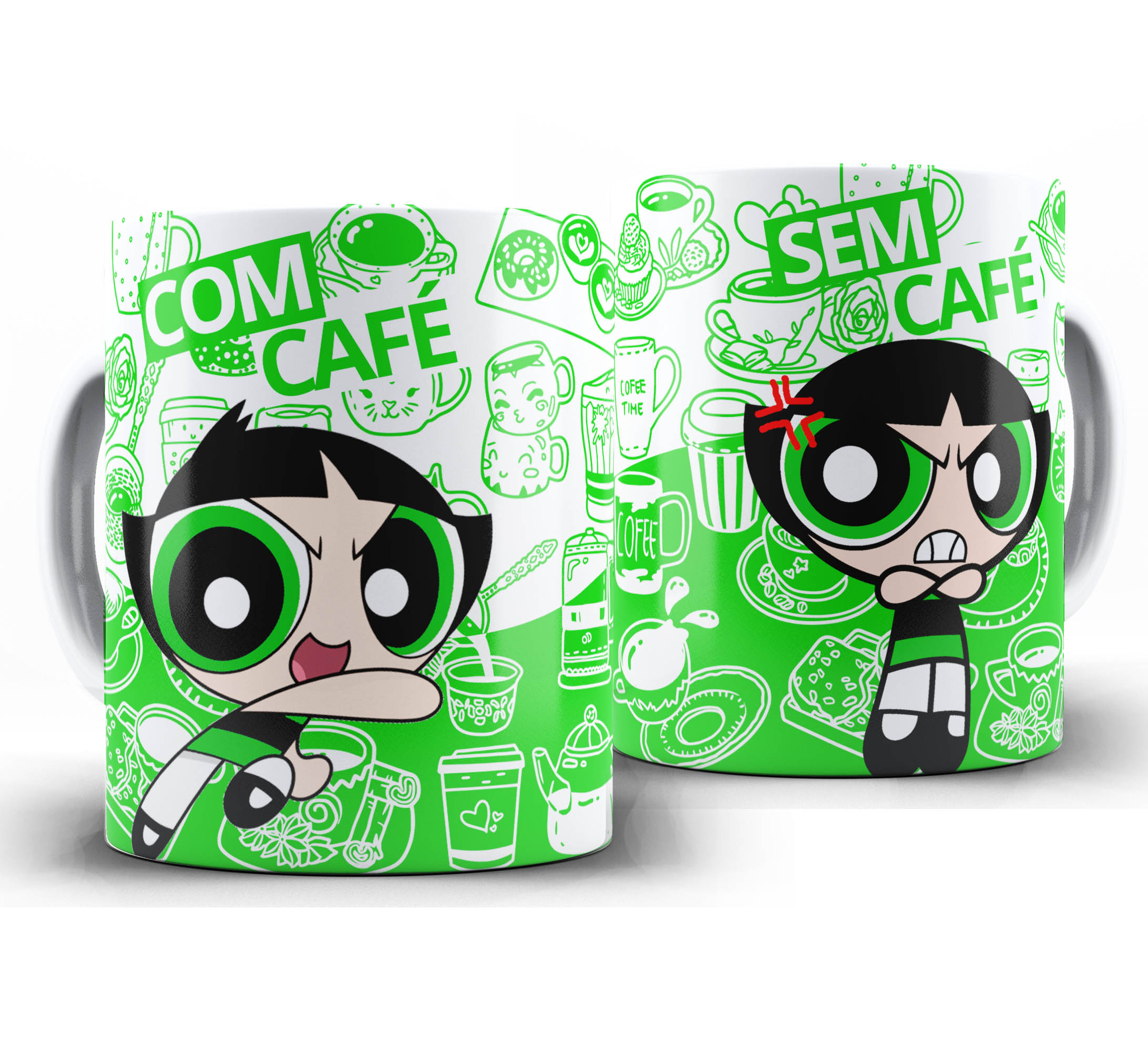 Caneca Com Cafe Sem Cafe - Docinho